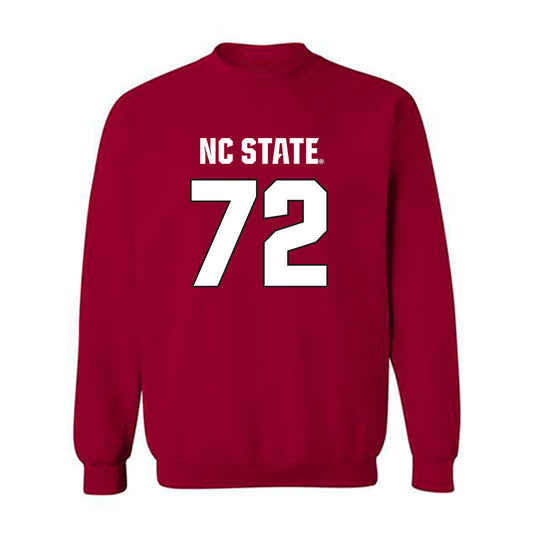 NC State - NCAA Football : Spike Sowells - Sports Shersey Crewneck Sweatshirt-0