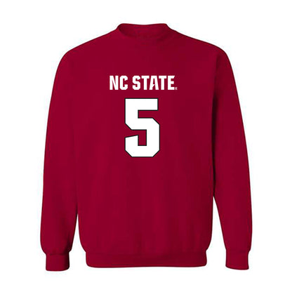 NC State - NCAA Football : Michelle Garcia - Sports Shersey Crewneck Sweatshirt-0