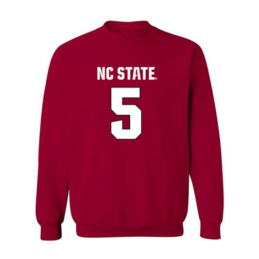 NC State - NCAA Football : Michelle Garcia - Sports Shersey Crewneck Sweatshirt-0