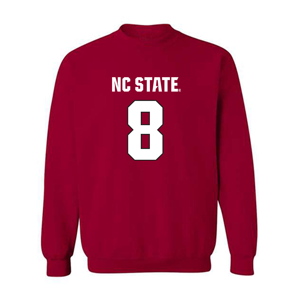 NC State - NCAA Football : Keenan Jackson - Sports Shersey Crewneck Sweatshirt-0
