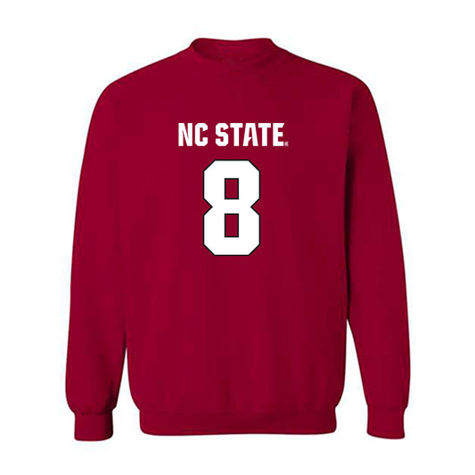 NC State - NCAA Football : Keenan Jackson - Sports Shersey Crewneck Sweatshirt-0
