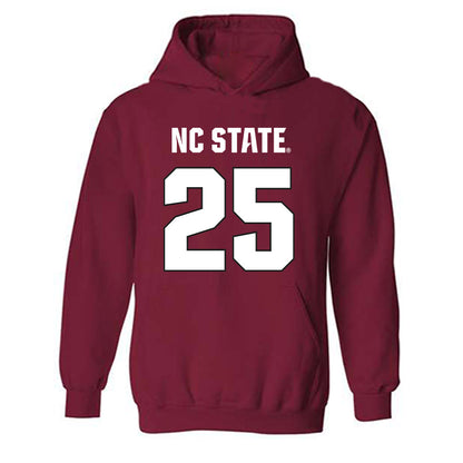 NC State - NCAA Football : Joseph Adedire - Sports Shersey Hooded Sweatshirt-0