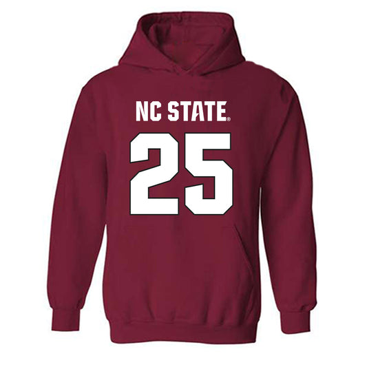 NC State - NCAA Football : Joseph Adedire - Sports Shersey Hooded Sweatshirt-0