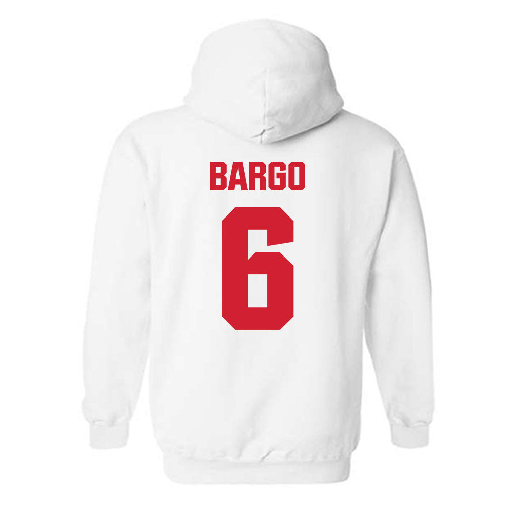 NC State - NCAA Baseball : Dalton Bargo - Classic Shersey Hooded Sweatshirt-1
