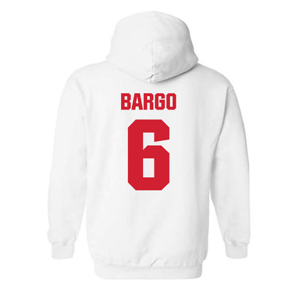 NC State - NCAA Baseball : Dalton Bargo - Classic Shersey Hooded Sweatshirt-1