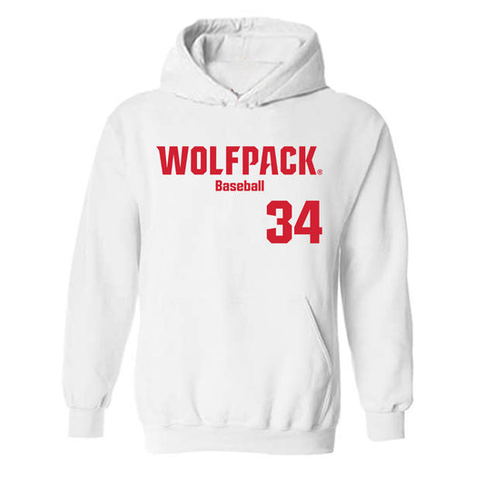 NC State - NCAA Baseball : Anderson Nance - Classic Shersey Hooded Sweatshirt-0