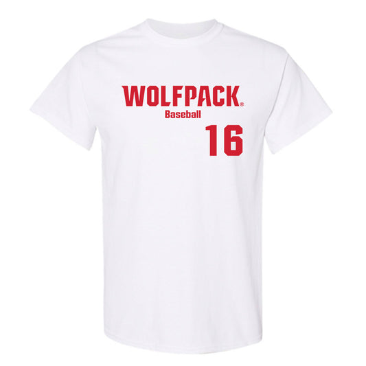 NC State - NCAA Baseball : Collins Black - Classic Shersey T-Shirt-0