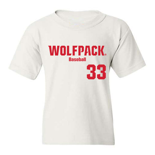 NC State - NCAA Baseball : Kaden Morris - Classic Shersey Youth T-Shirt