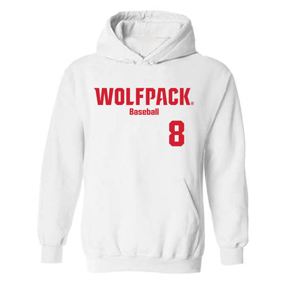 NC State - NCAA Baseball : Ryder Garino - Classic Shersey Hooded Sweatshirt-0