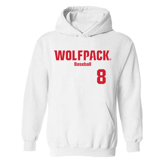 NC State - NCAA Baseball : Ryder Garino - Classic Shersey Hooded Sweatshirt-0