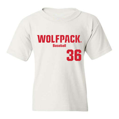 NC State - NCAA Baseball : Jacob Smith - Classic Shersey Youth T-Shirt-0