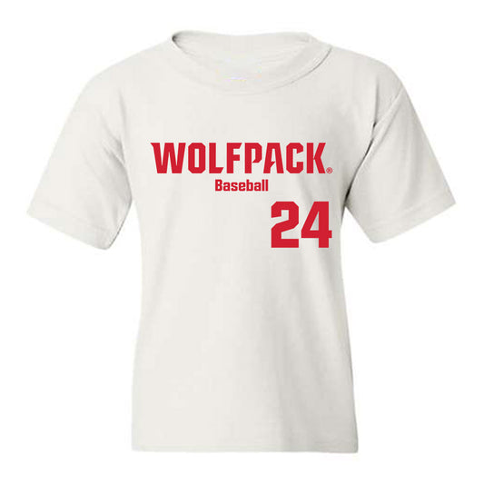 NC State - NCAA Baseball : Devin Mitchell - Classic Shersey Youth T-Shirt-0