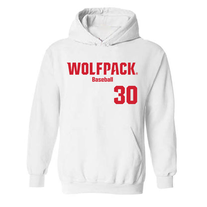 NC State - NCAA Baseball : Mikey Ragusa - Classic Shersey Hooded Sweatshirt-0