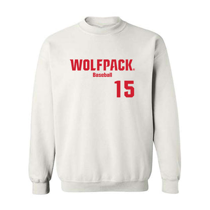 NC State - NCAA Baseball : Drew Lanphere - Classic Shersey Crewneck Sweatshirt-0