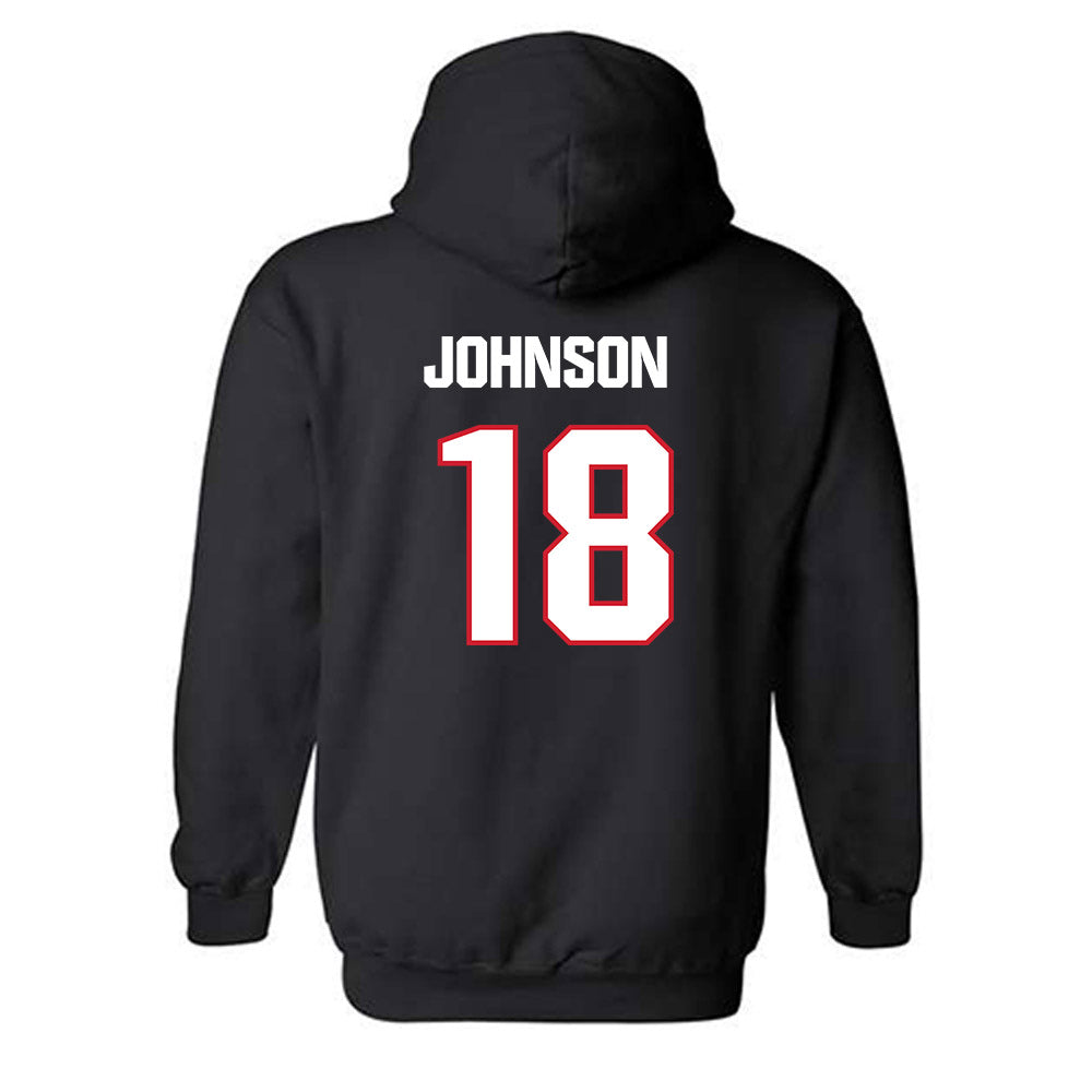 NC State - NCAA Softball : Sarah Johnson - Classic Shersey Hooded Sweatshirt-1
