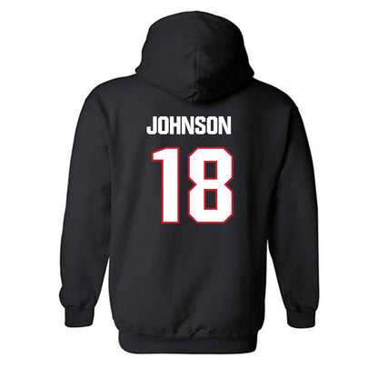 NC State - NCAA Softball : Sarah Johnson - Classic Shersey Hooded Sweatshirt-1