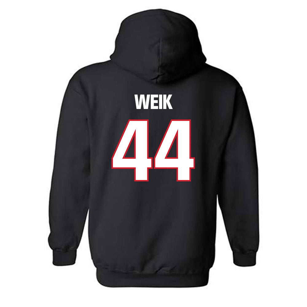NC State - NCAA Softball : Kendall Weik - Classic Shersey Hooded Sweatshirt-1