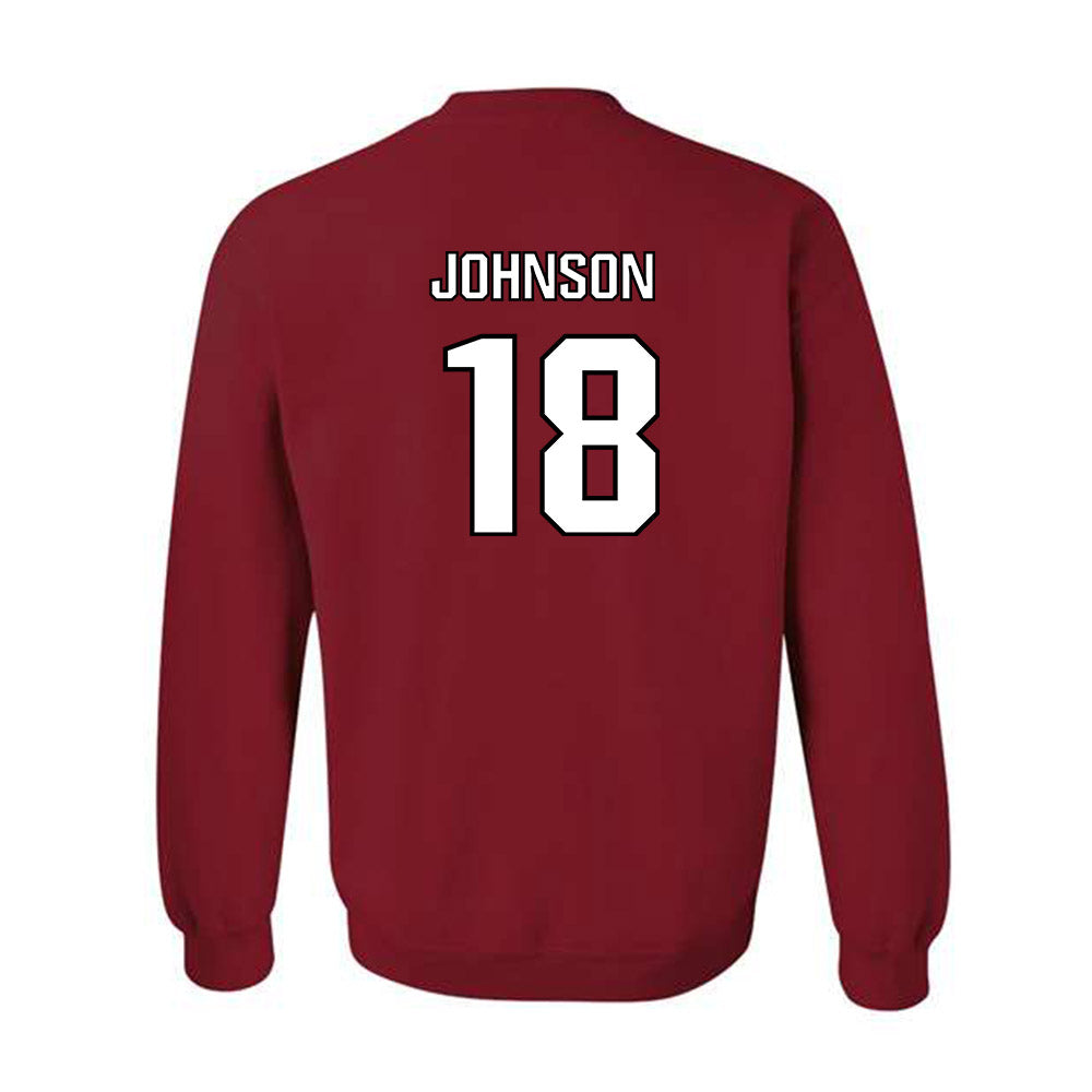 NC State - NCAA Softball : Sarah Johnson - Classic Shersey Crewneck Sweatshirt-1