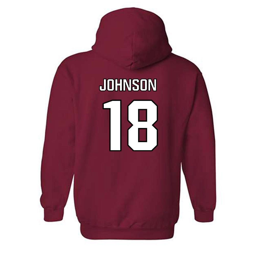 NC State - NCAA Softball : Sarah Johnson - Classic Shersey Hooded Sweatshirt-1