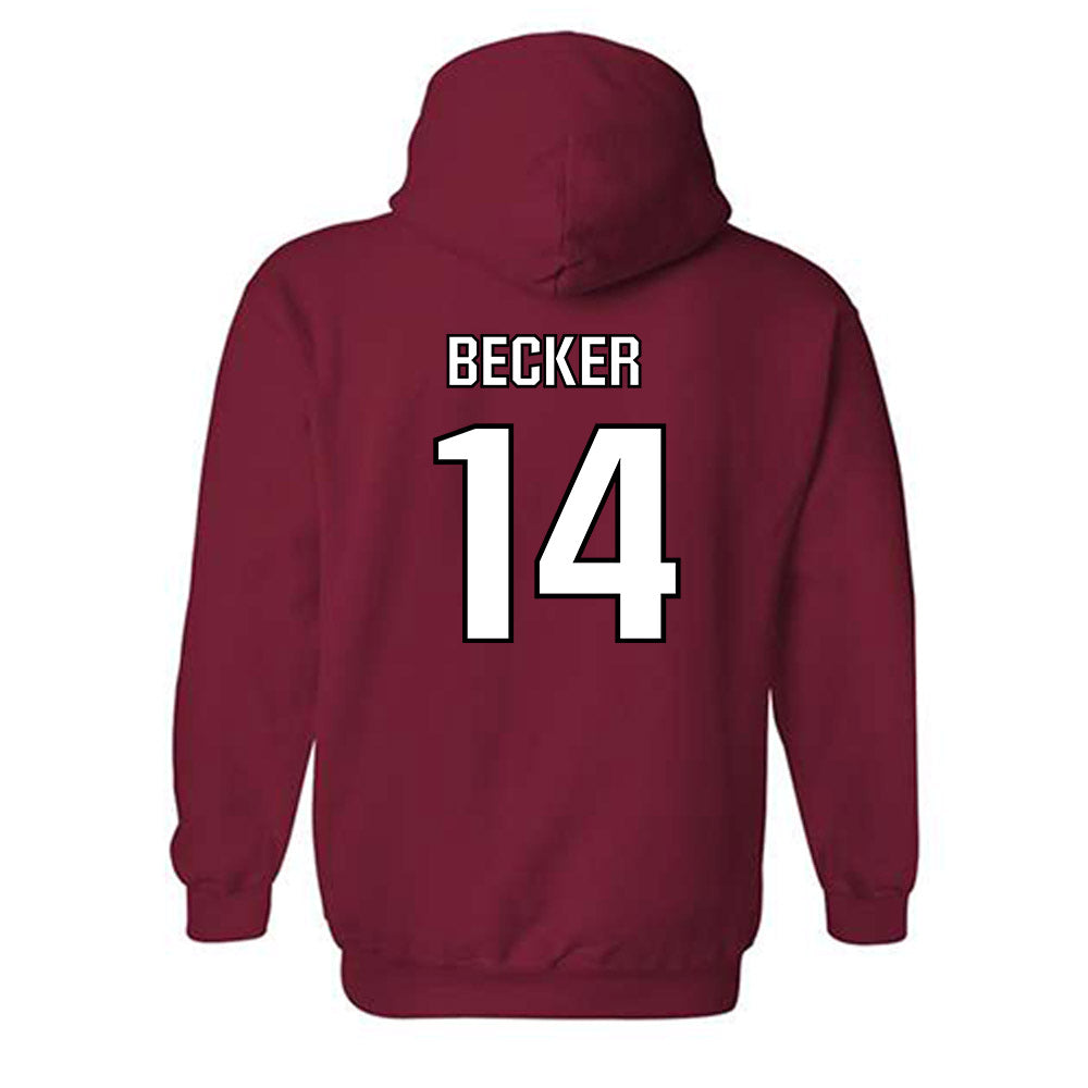 NC State - NCAA Softball : Kadie Becker - Classic Shersey Hooded Sweatshirt-1