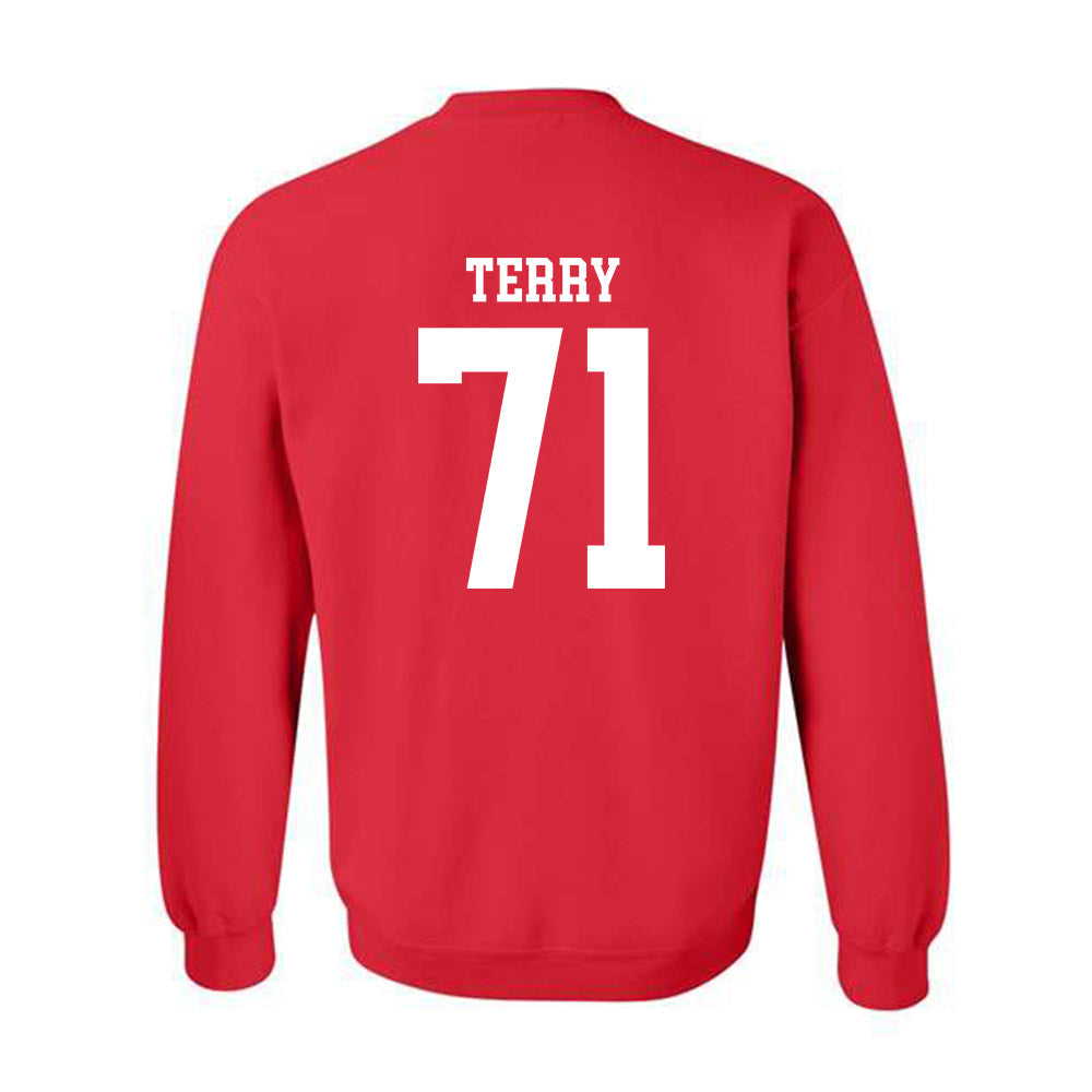 Nebraska - NCAA Football : Tyson Terry - Fashion Shersey Crewneck Sweatshirt-1