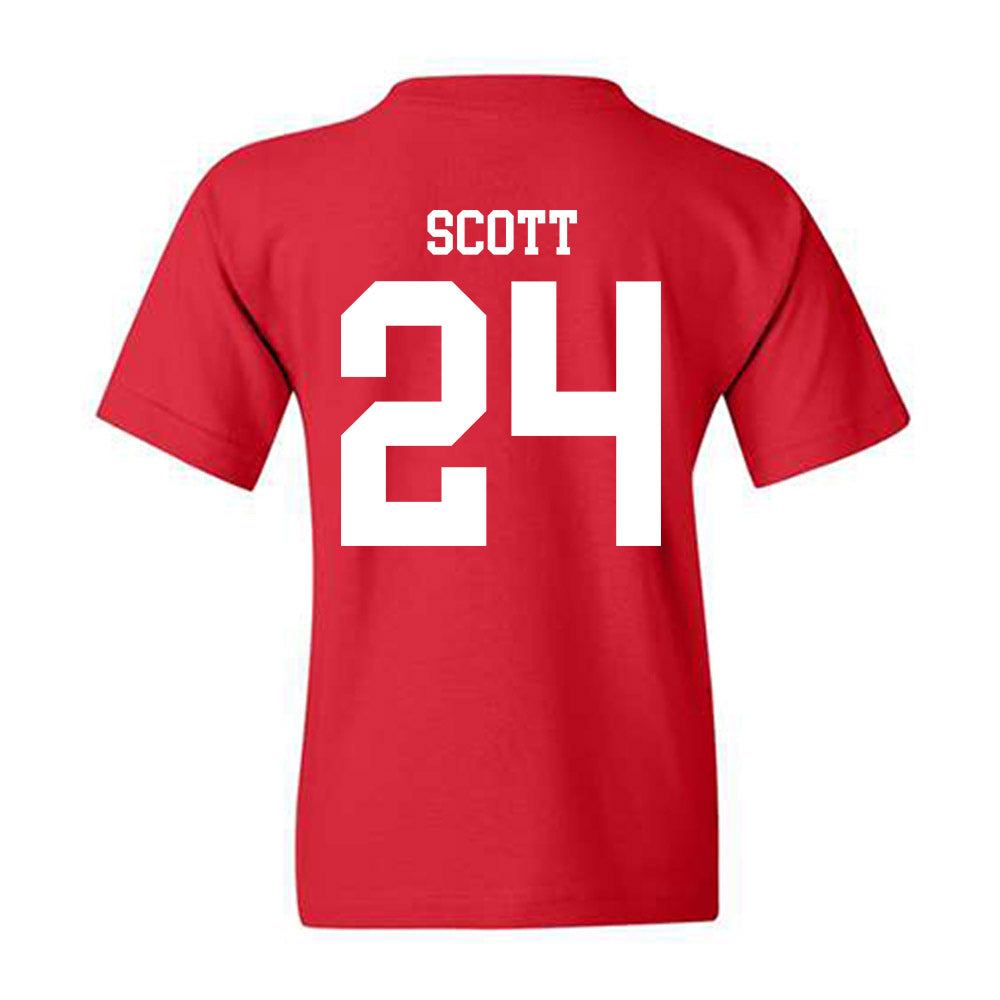 Nebraska - NCAA Football : Nalin Scott - Fashion Shersey Youth T-Shirt-1