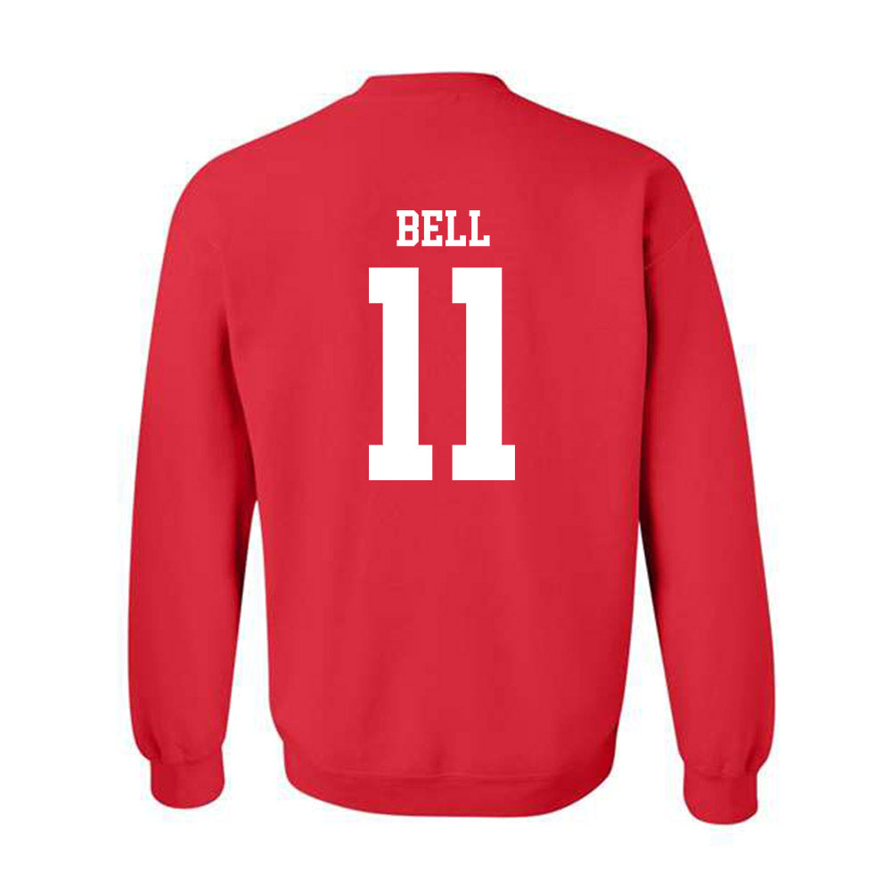 Nebraska - NCAA Football : Demitrius Bell - Fashion Shersey Crewneck Sweatshirt-1