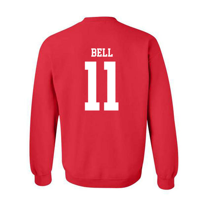 Nebraska - NCAA Football : Demitrius Bell - Fashion Shersey Crewneck Sweatshirt-1
