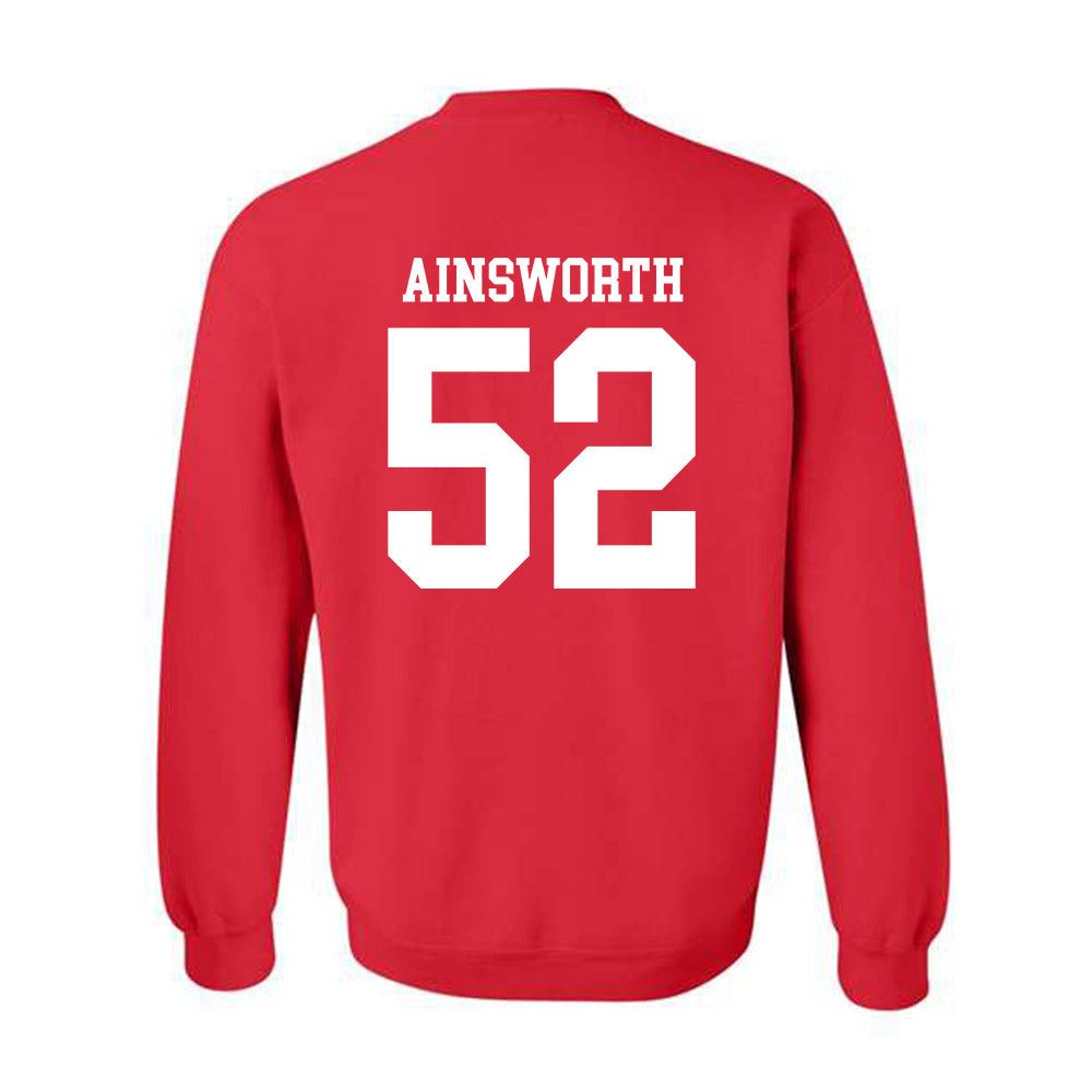 Nebraska - NCAA Football : Hayden Ainsworth - Fashion Shersey Crewneck Sweatshirt-1