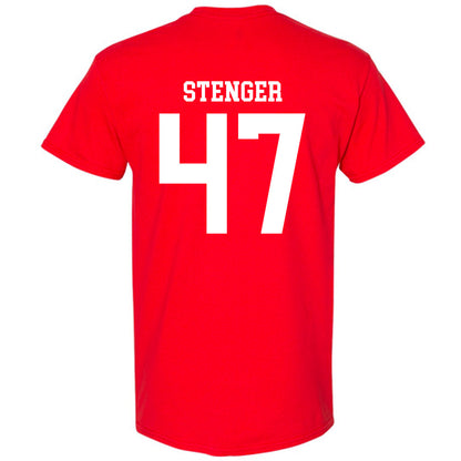 Nebraska - NCAA Football : Gage Stenger - Fashion Shersey T-Shirt-1