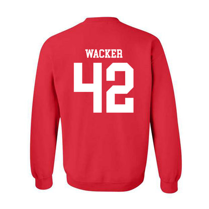 Nebraska - NCAA Football : Derek Wacker - Fashion Shersey Crewneck Sweatshirt-1