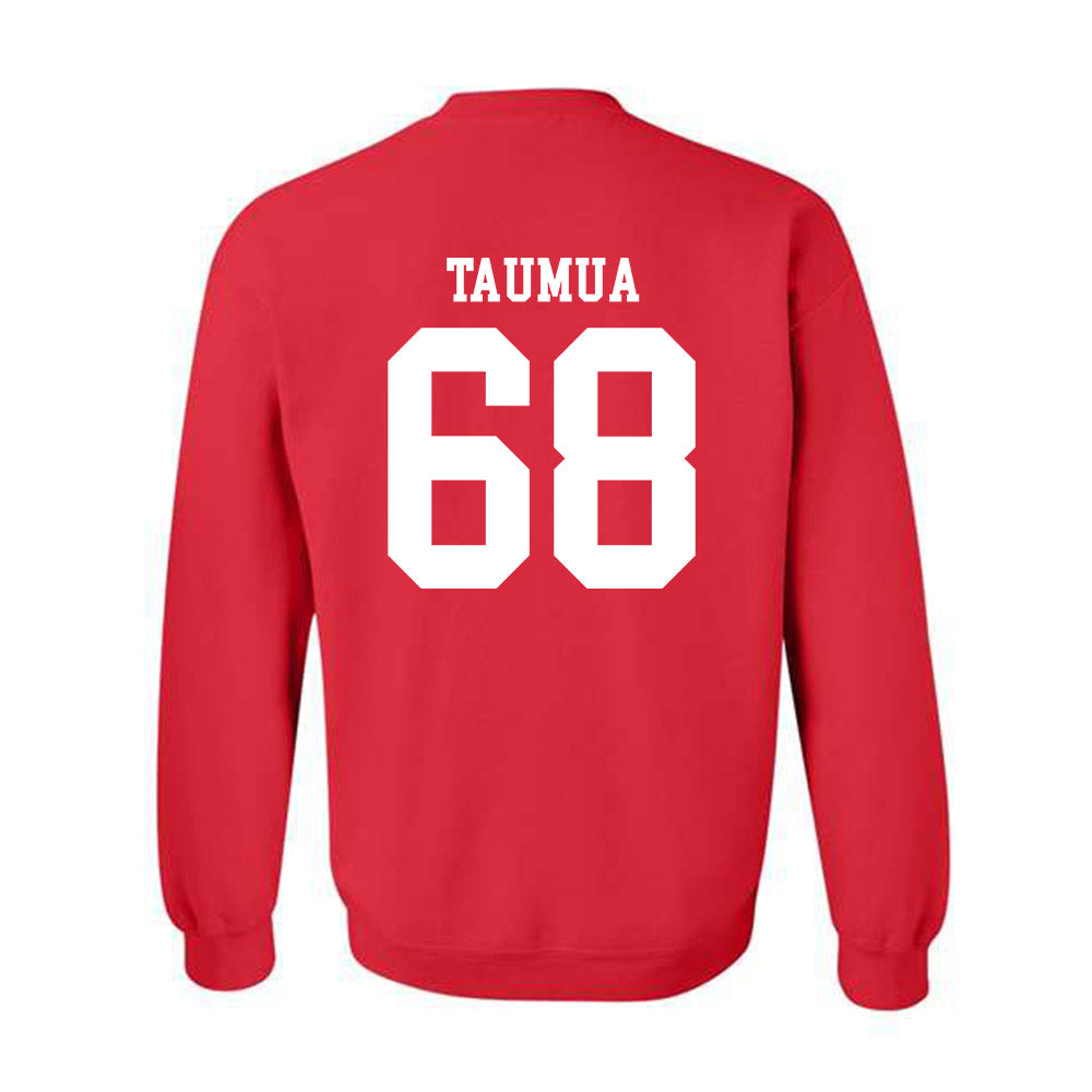 Nebraska - NCAA Football : Preston Taumua - Fashion Shersey Crewneck Sweatshirt-1