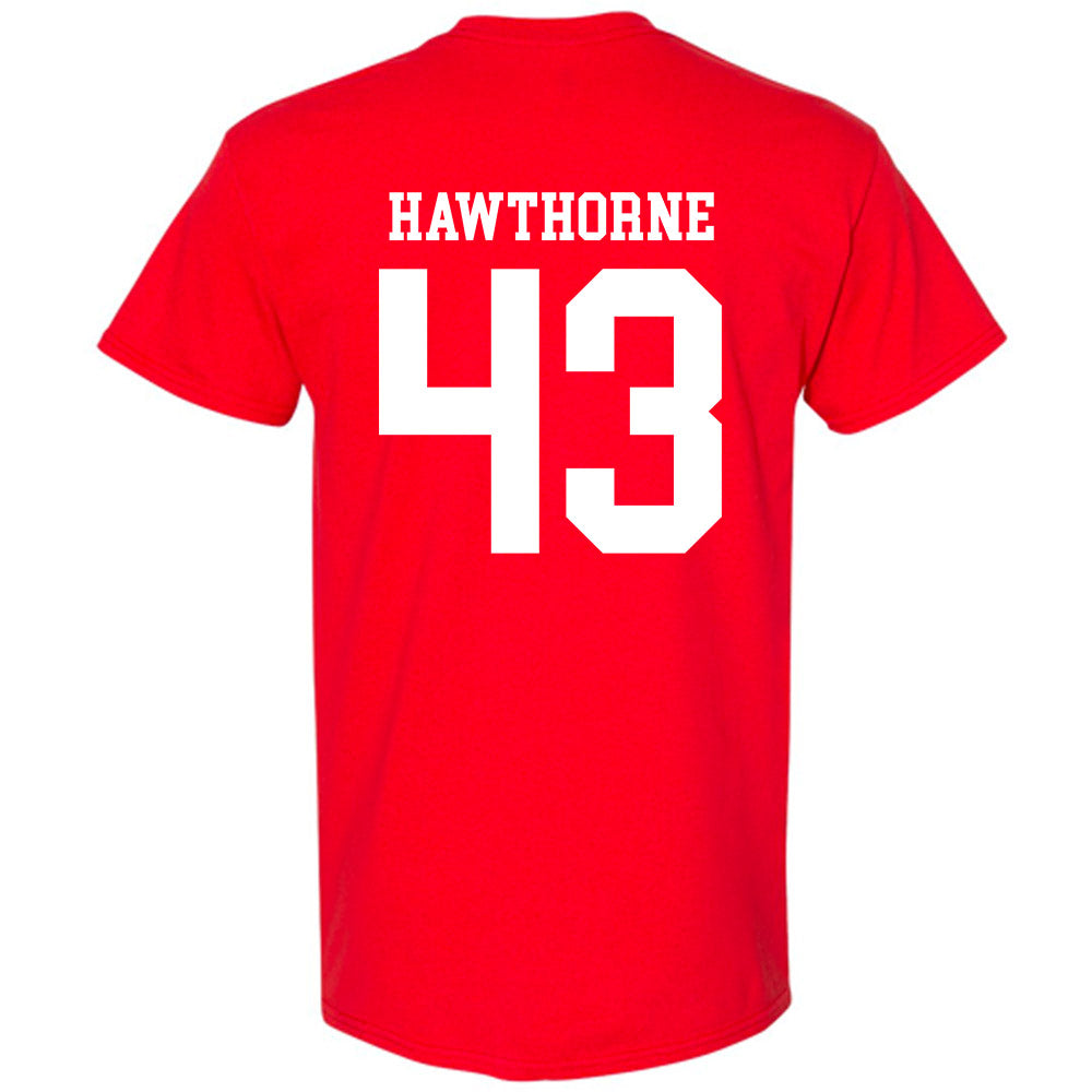 Nebraska - NCAA Football : Will Hawthorne - Fashion Shersey T-Shirt-1