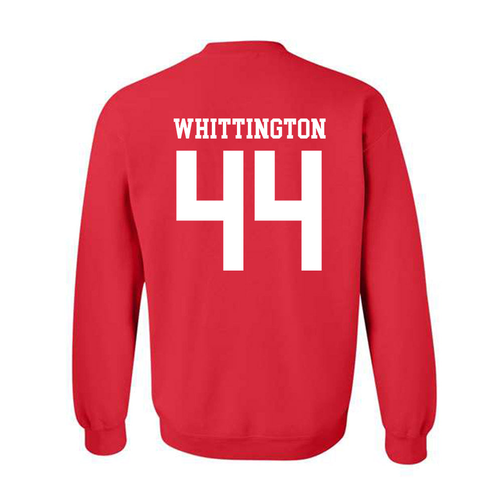 Nebraska - NCAA Football : Jahsear Whittington - Fashion Shersey Crewneck Sweatshirt-1