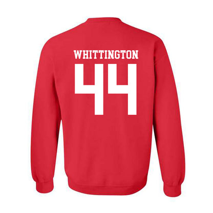 Nebraska - NCAA Football : Jahsear Whittington - Fashion Shersey Crewneck Sweatshirt-1