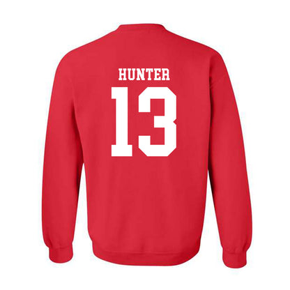 Nebraska - NCAA Football : Nyziah Hunter - Fashion Shersey Crewneck Sweatshirt-1