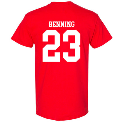 Nebraska - NCAA Football : Caleb Benning - Fashion Shersey T-Shirt-1