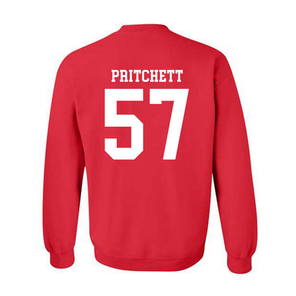 Nebraska - NCAA Football : Elijah Pritchett - Fashion Shersey Crewneck Sweatshirt-1