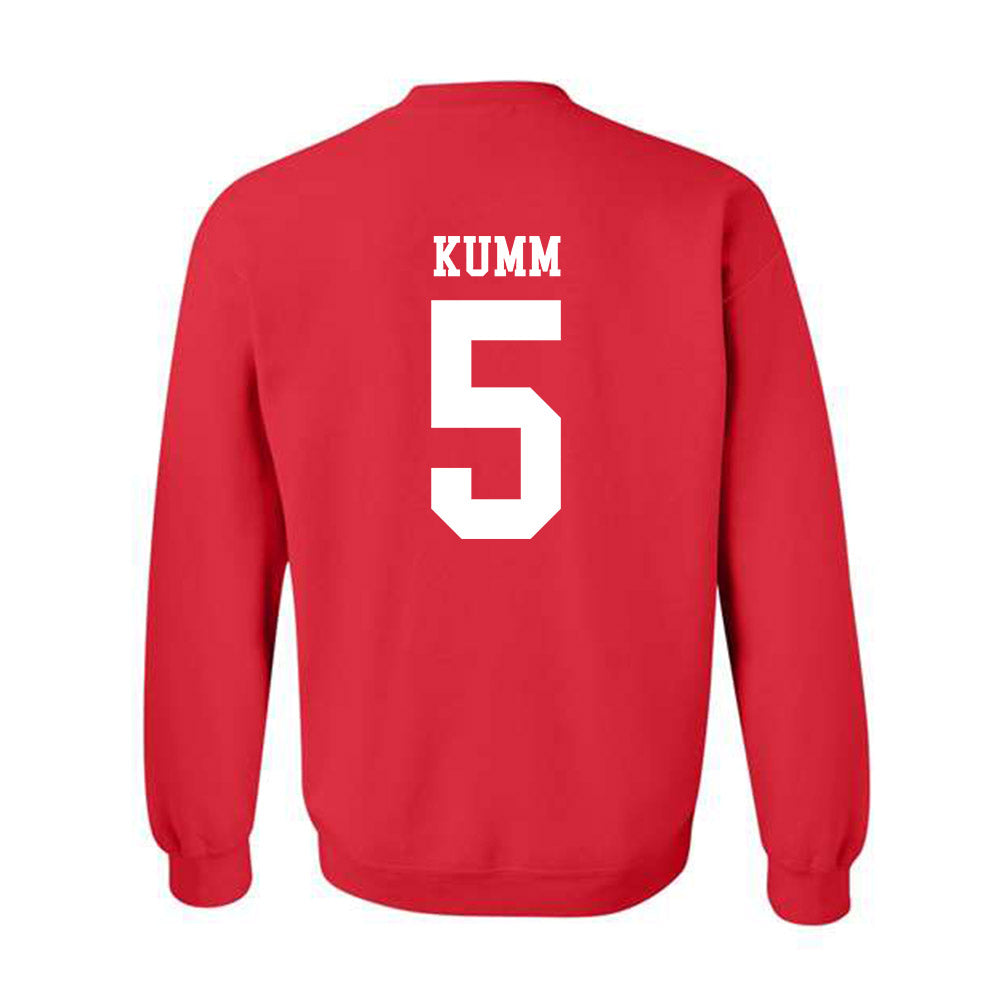 Nebraska - NCAA Football : Taylor Kumm - Fashion Shersey Crewneck Sweatshirt-1