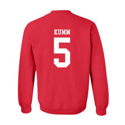 Nebraska - NCAA Football : Taylor Kumm - Fashion Shersey Crewneck Sweatshirt-1