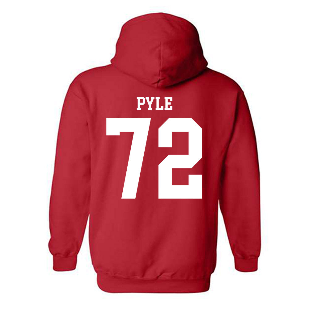 Nebraska - NCAA Football : Gibson Pyle - Fashion Shersey Hooded Sweatshirt-1