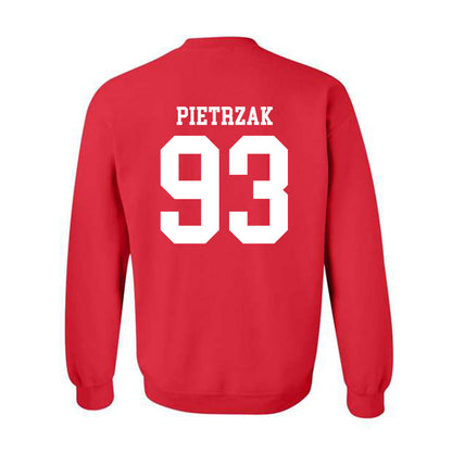 Nebraska - NCAA Football : Kade Pietrzak - Fashion Shersey Crewneck Sweatshirt-1