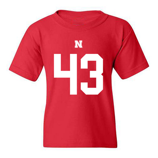 Nebraska - NCAA Football : Will Hawthorne - Fashion Shersey Youth T-Shirt-0