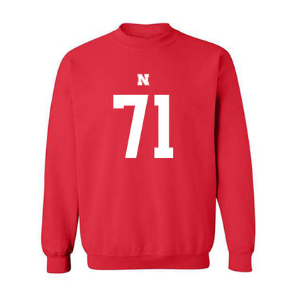 Nebraska - NCAA Football : Tyson Terry - Fashion Shersey Crewneck Sweatshirt-0