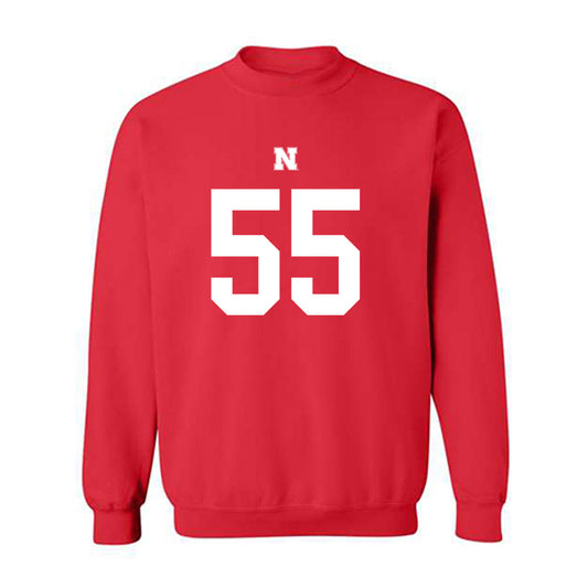Nebraska - NCAA Football : Tree Babalade - Fashion Shersey Crewneck Sweatshirt-0