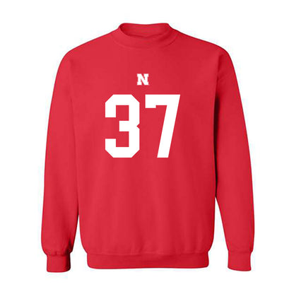 Nebraska - NCAA Football : Kamdyn Koch - Fashion Shersey Crewneck Sweatshirt-0