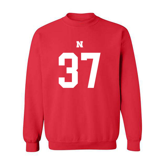 Nebraska - NCAA Football : Kamdyn Koch - Fashion Shersey Crewneck Sweatshirt-0