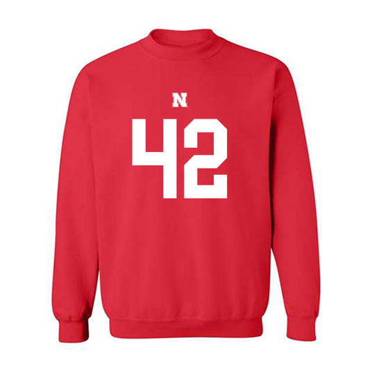 Nebraska - NCAA Football : Derek Wacker - Fashion Shersey Crewneck Sweatshirt-0