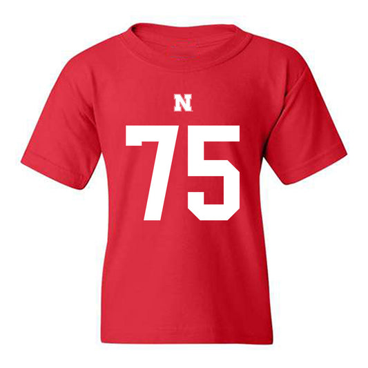 Nebraska - NCAA Football : Tyler Knaak - Fashion Shersey Youth T-Shirt-0