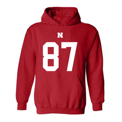 Nebraska - NCAA Football : Jack Wills - Fashion Shersey Hooded Sweatshirt-0